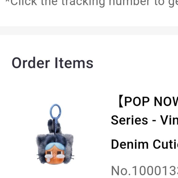 Pop Mart 🩵Denim Cutie🩵 Crybaby Wild But Cutie Series Vinyl Plush Pendant - Picture 4 of 4